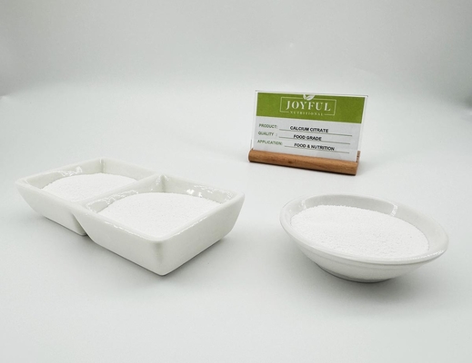 ODM Suplemen Grade Organic Calcium Citrate Granule Powder Untuk Kapsul Dewasa